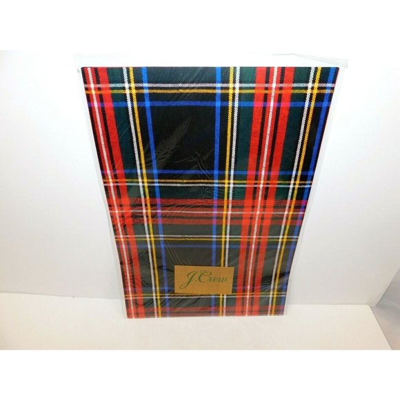 J Crew Christmas Holiday Wrapping Gift Paper Sweater & Plaid 4 pkgs NEW - Picture 4 of 5